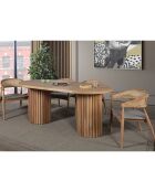 Table à manger + 4 Chaises Danyl naturel