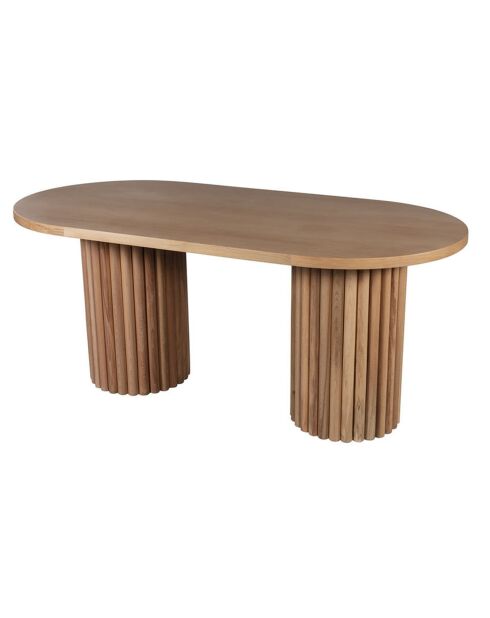 Table à manger + 4 Chaises Danyl naturel