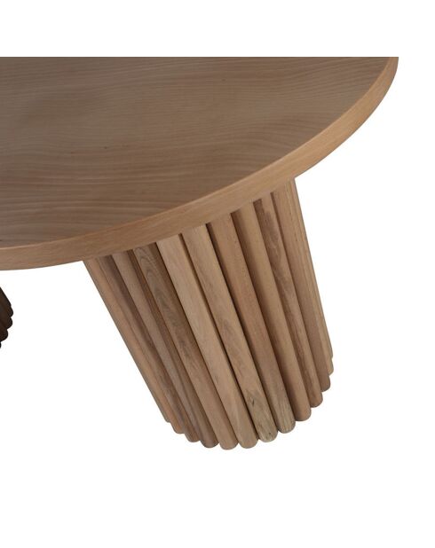 Table à manger + 4 Chaises Danyl naturel
