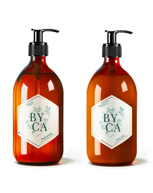 Coffret Cheveux Brillants Shampoing Bois de Cadier + Après-shampoing Bois de Cadier - 2 pièces
