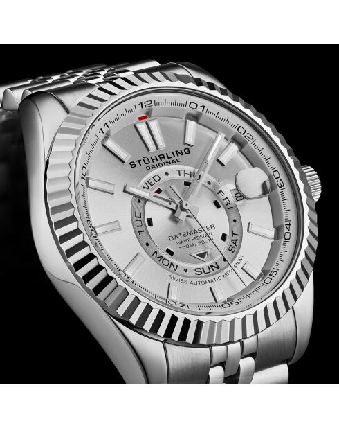 Montre Homme en Acier Automatique Datemaster argentée