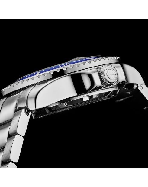 Orologio da uomo Silver Depthmaster automatico in acciaio