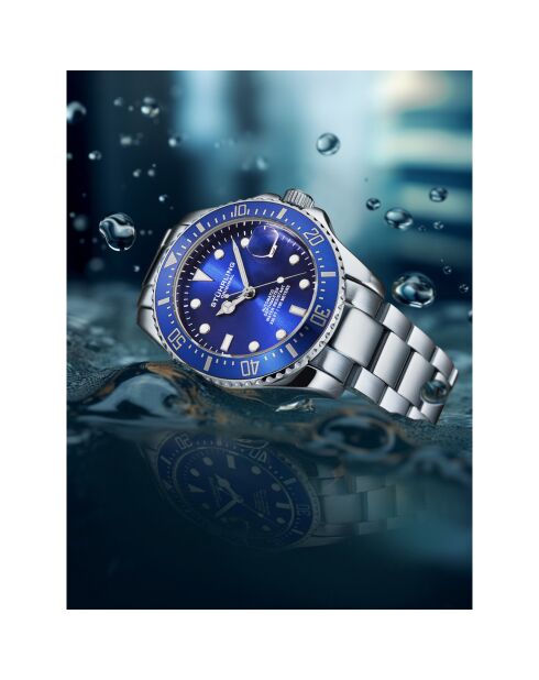 Orologio da uomo Silver Depthmaster automatico in acciaio