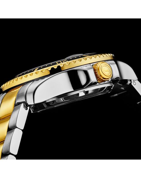 Montre Homme en Acier Automatique Depthmaster argenté/doré