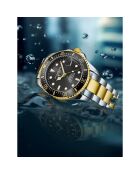Montre Homme en Acier Automatique Depthmaster argenté/doré