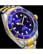 Montre Homme en Acier Automatique Depthmaster argenté/doré