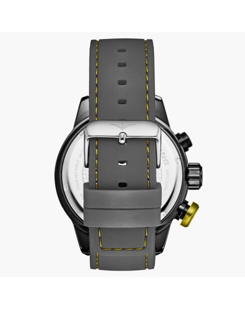 Aquatic Force Graue Silikon-Quarz-Chronograph Herrenuhr