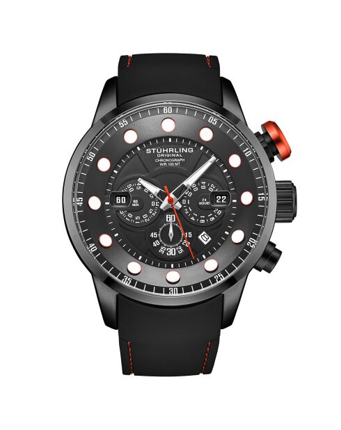 Aquatic Force Graue Silikon-Quarz-Chronograph Herrenuhr