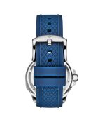 Montre Homme en Silicone Automatique Edwardian Skeleton bleue