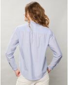 Chemise Carlotta à rayures bleue