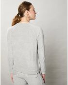 Sweat en éponge Teasy gris chiné