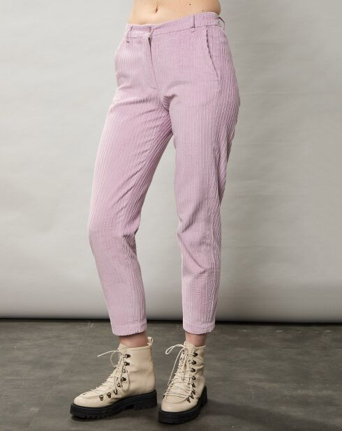 Pantalon en Velours côtelé Perfect lavande