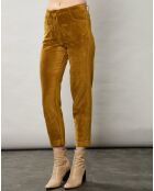 Pantalon en Velours Pepite tabac