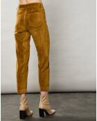 Pantalon en Velours Pepite tabac