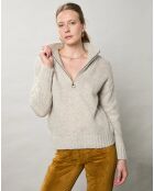 Pull en Mohair & Laine mélangés Myrona écru