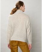 Pull en Mohair & Laine mélangés Myrona écru