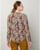 Blouse Cary imprimée beige