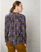 Blouse Cary imprimée violette