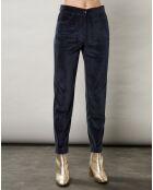 Pantalon en Velours Pepite minuit