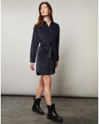 Robe en Velours Milleraies Revol minuit