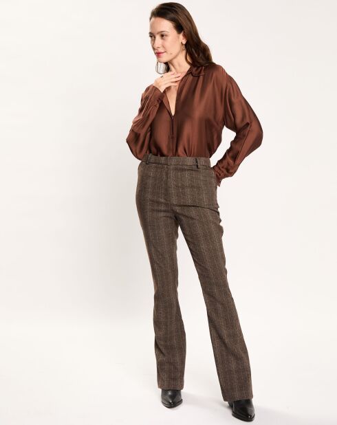Pantalon Emy café
