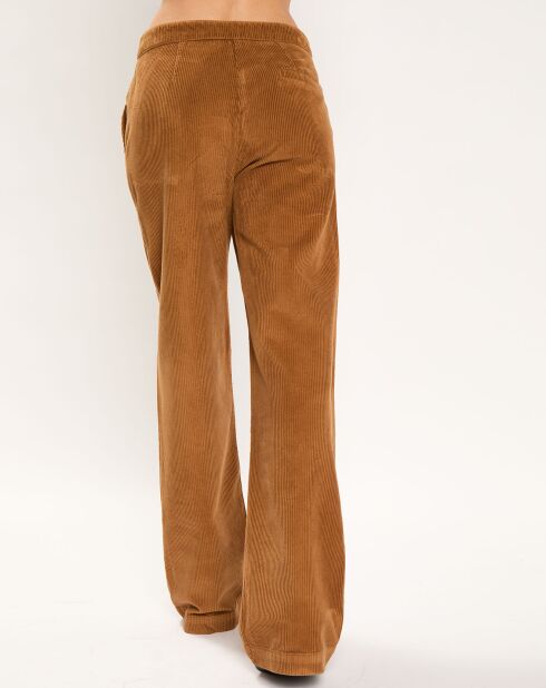 Pantalon Mila tabac