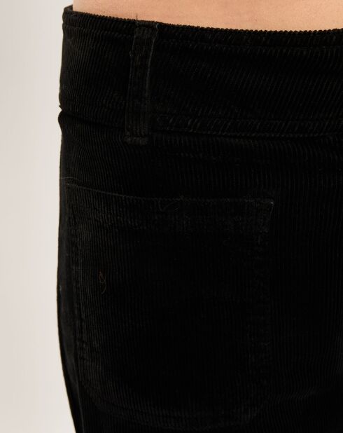 Pantalon jupe-culotte Cloé noir