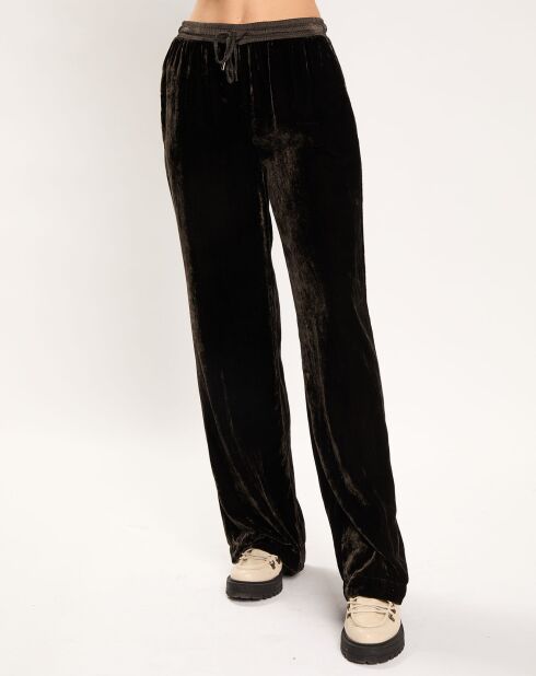 Pantalon Solo café