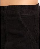 Pantalon en Velours Cargo noir