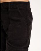 Pantalon en Velours Cargo noir