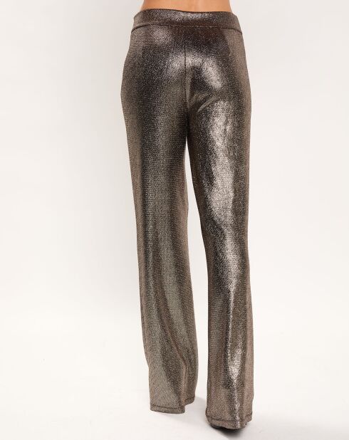 Pantalon fluide Colbie doré