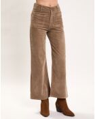 Pantalon jupe-culotte Cloé seigle