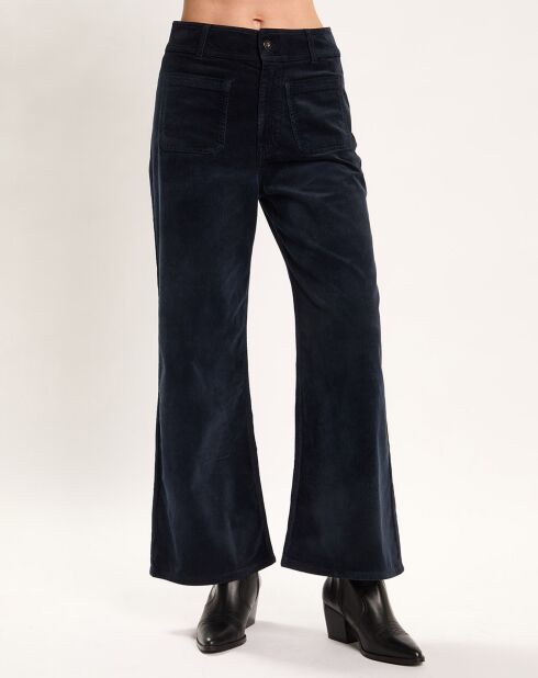 Pantalon jupe-culotte Cloé nuit