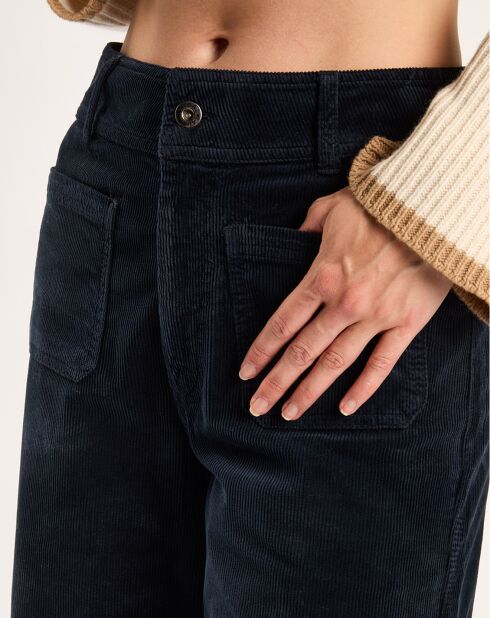 Pantalon jupe-culotte Cloé nuit