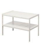Organisateur extensible à 2 niveaux Tower blanc - 30x50-85x35 cm