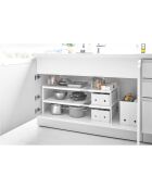 Organisateur extensible à 2 niveaux Tower blanc - 30x50-85x35 cm