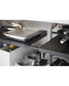 Organisateur extensible à 2 niveaux Tower noir - 30x50-85x35 cm