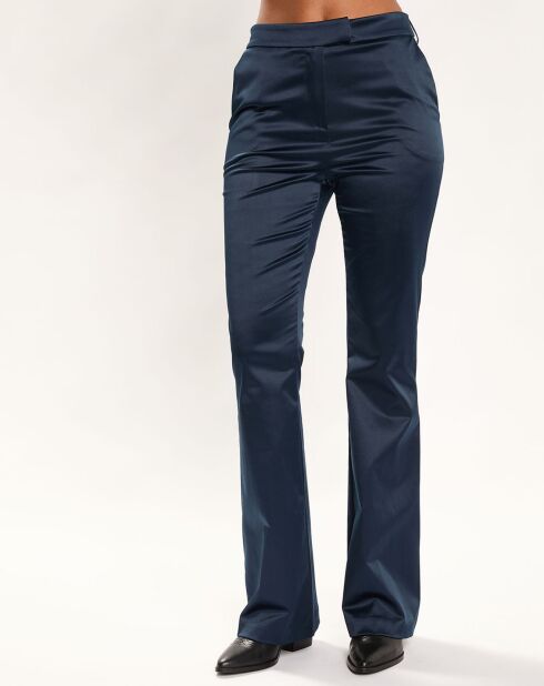 Pantalon en Satin Moon nuit