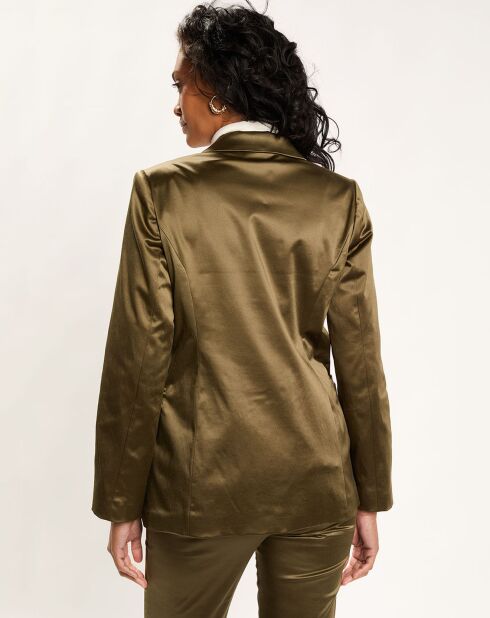 Veste de costume en Satin Moon bronze