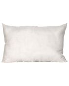 Garniture de coussin 350g blanche - 50x30 cm