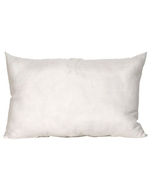 Garniture de coussin 350g blanche - 50x30 cm