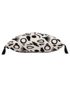 Housse de coussin Minimal noir/blanc  - 45x45 cm