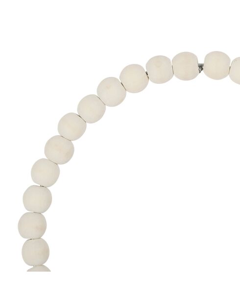 Décoration murale Blue sand naturel/blanc  - 40x20 cm