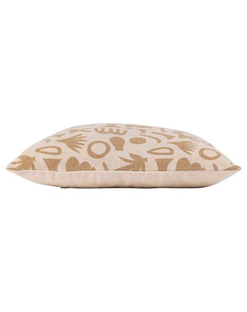 Housse de coussin Minimal ecru/beige - 45x45 cm