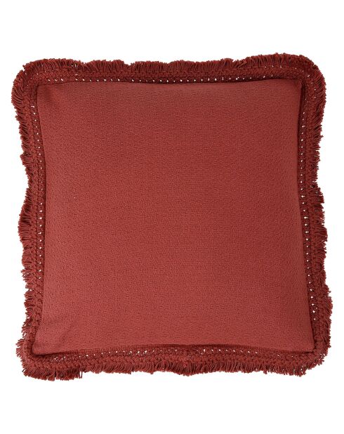 Housse de coussin Amerida terracotta  - 45x45 cm