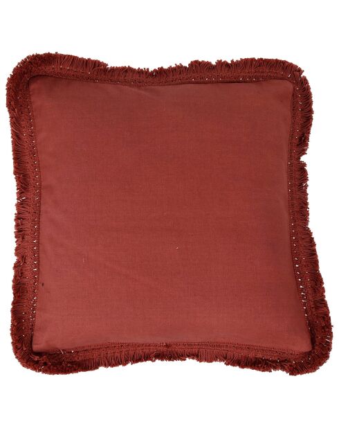 Housse de coussin Amerida terracotta  - 45x45 cm