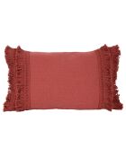 Housse de coussin Amerida terracotta  - 50x30 cm