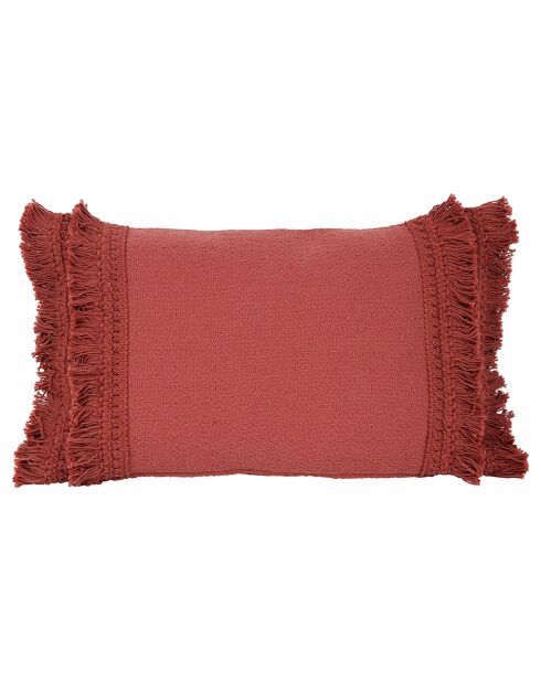 Housse de coussin Amerida terracotta  - 50x30 cm