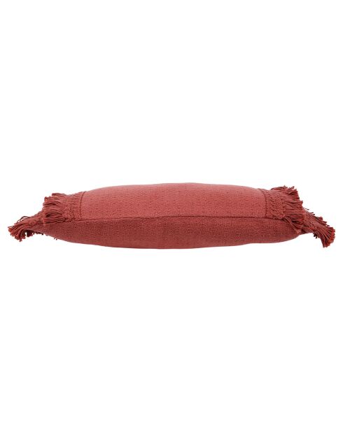 Housse de coussin Amerida terracotta  - 50x30 cm