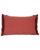 Housse de coussin Amerida terracotta  - 50x30 cm